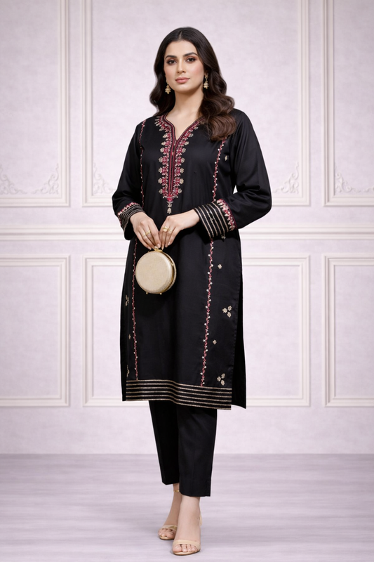 2PC Embroidery Cotton AP - 351