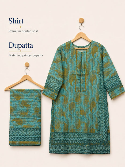 Zoya Blossom - Shirt & Dupatta