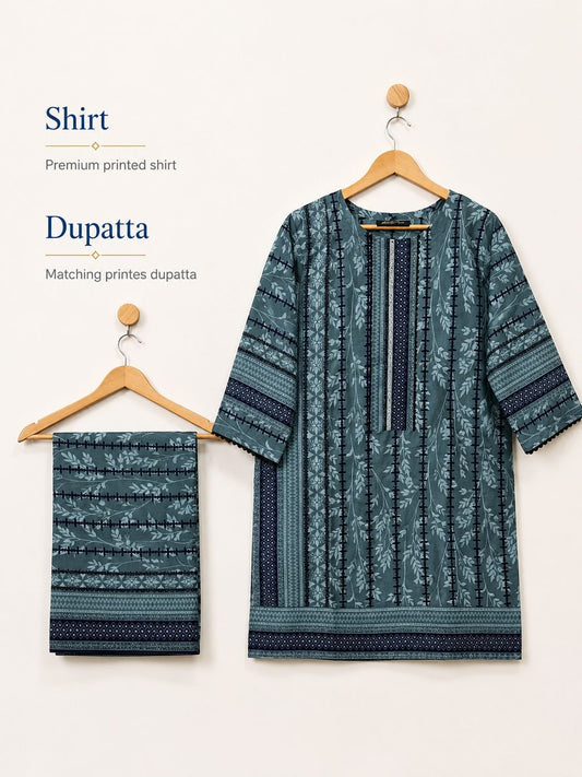 Aylin Petals - Shirt & Dupatta