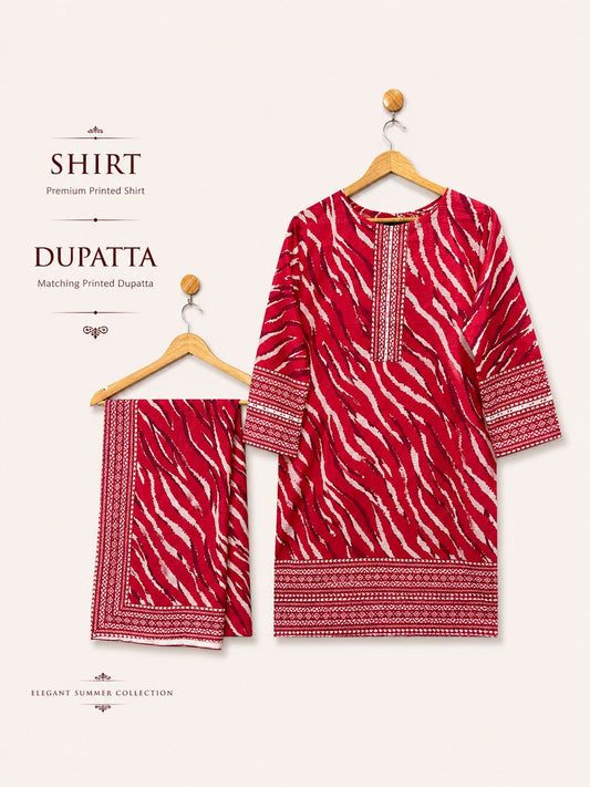 Areeba Bloom - Shirt & Dupatta