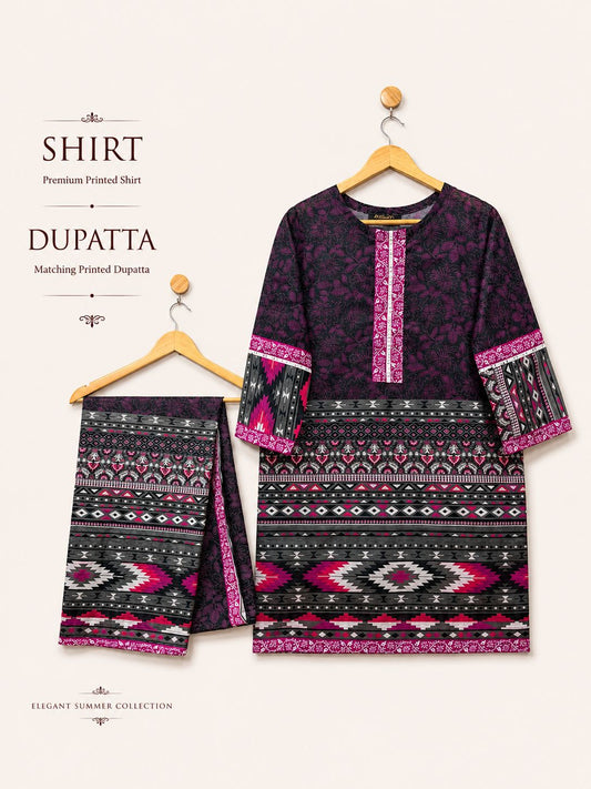 Laiba Garden - Shirt & Dupatta