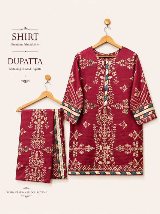 Ayesha Noir - Shirt & Dupatta