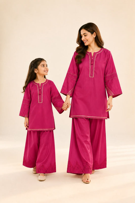 Mother Daughter Farshi Suit
