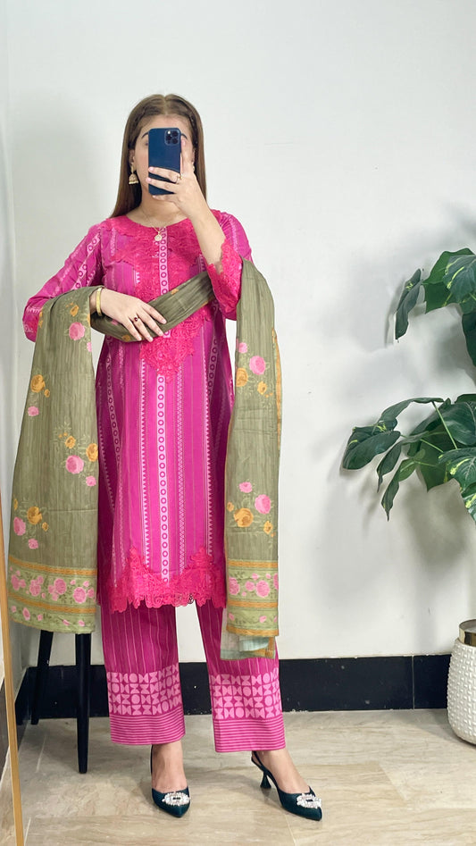 3PC Lawn Printed AP – 360