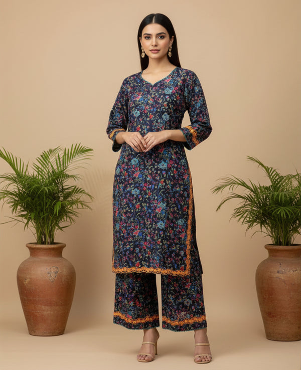 2PC Cotton Embroidery AP-375