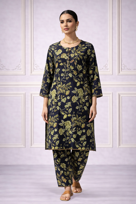 2PC Printed Linen AP – 357