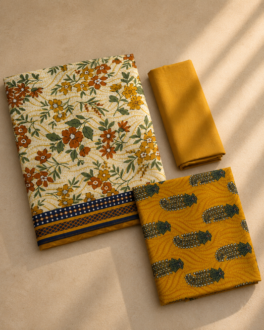 Sehrish Lawn 3 Piece