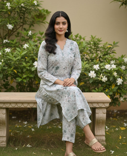 Zoya Noir - Lawn 2PC