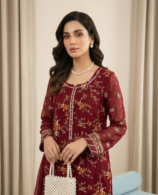 Sahar Zunaira – Festive Chiffon 3PC