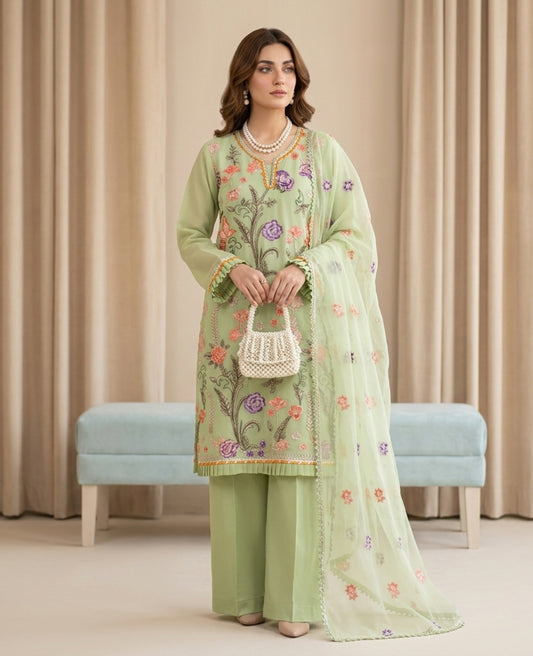 Elara Meher – Organza 3PC
