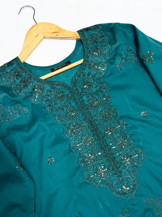 3PC Embroidery Cotton  AP – 364