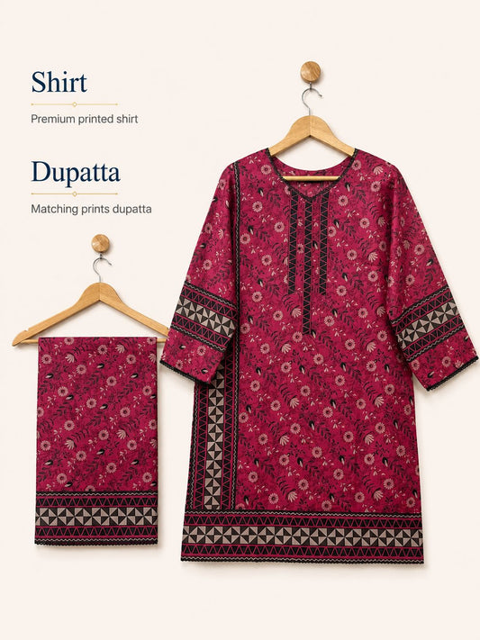 Elara Grace - Shirt & Dupatta