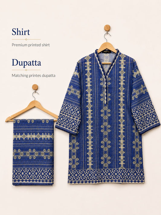 Mahnoor Prints - Shirt & Dupatta