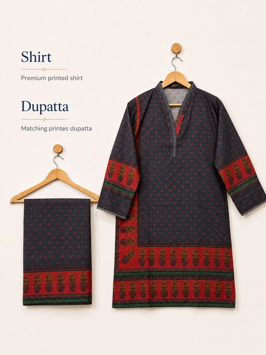 Eshal Garden - Shirt & Dupatta