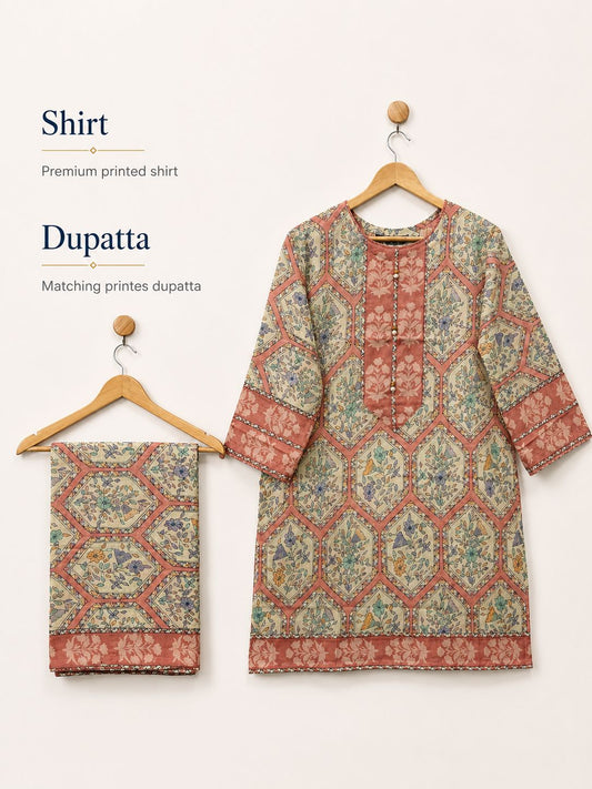 Alina Breeze - Shirt & Dupatta