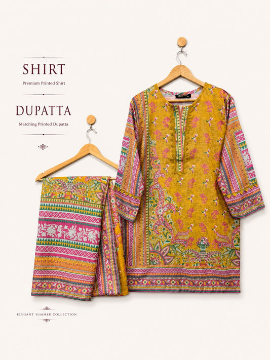 Mahira Petal - Shirt & Dupatta