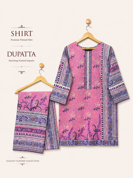 Hoor Elegance - Shirt & Dupatta