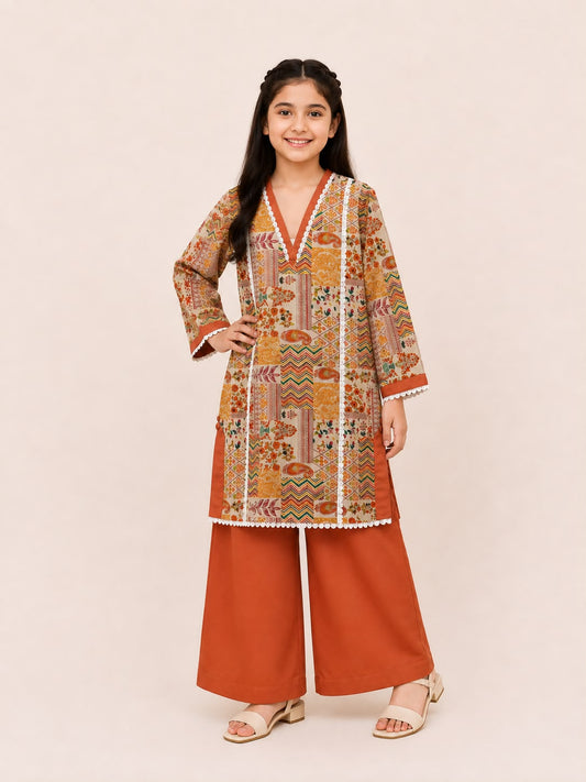 Mahnoor - Lawn 2PC Kids