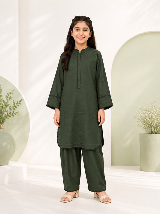 Mahveen - Self Jacquard 2PC Kids
