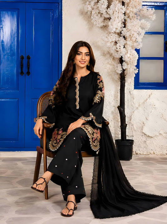 Celina - Raw Silk 3PC