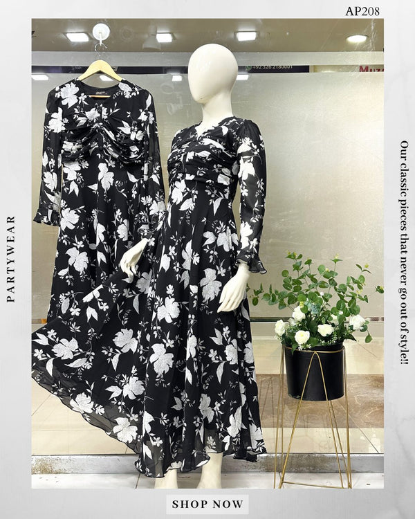 Printed Chiffon Maxi AP-208