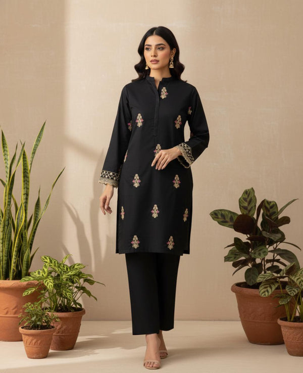 2PC Cotton Embroidery AP – 374