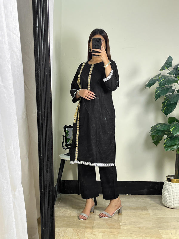 2PC embroidered cotton AP – 335