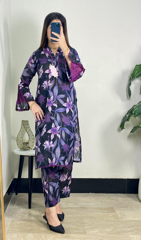 2PC Printed Lawn AP – 345