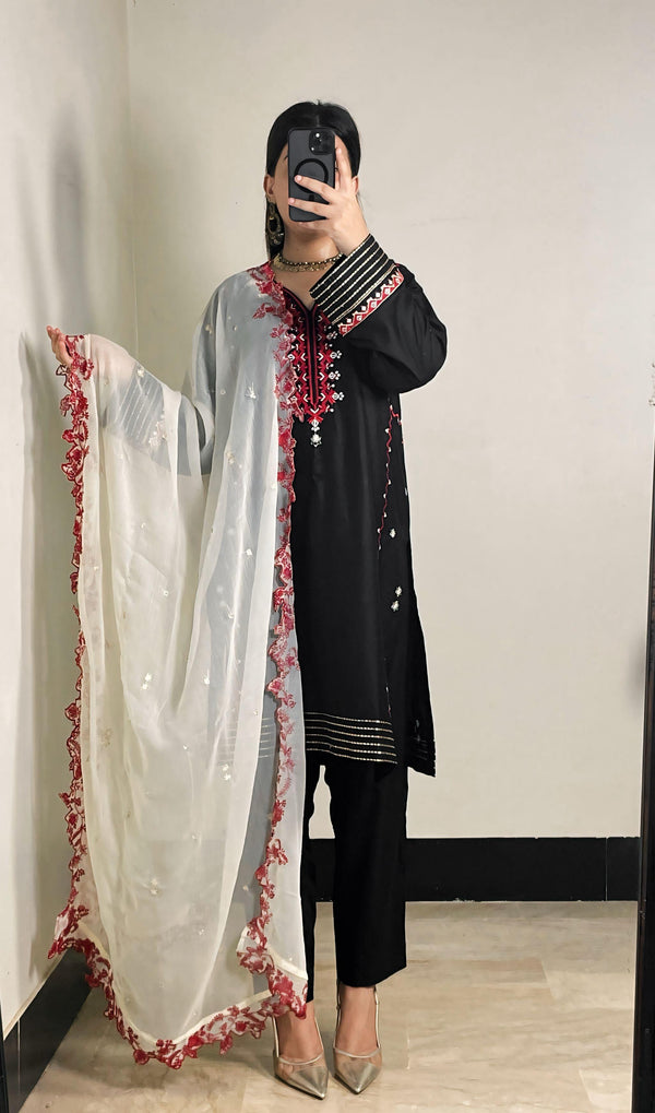 3PC Cotton Embroidery AP – 351