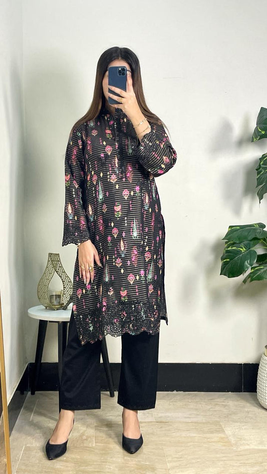 2PC Printed Lawn Embroidery AP – 354