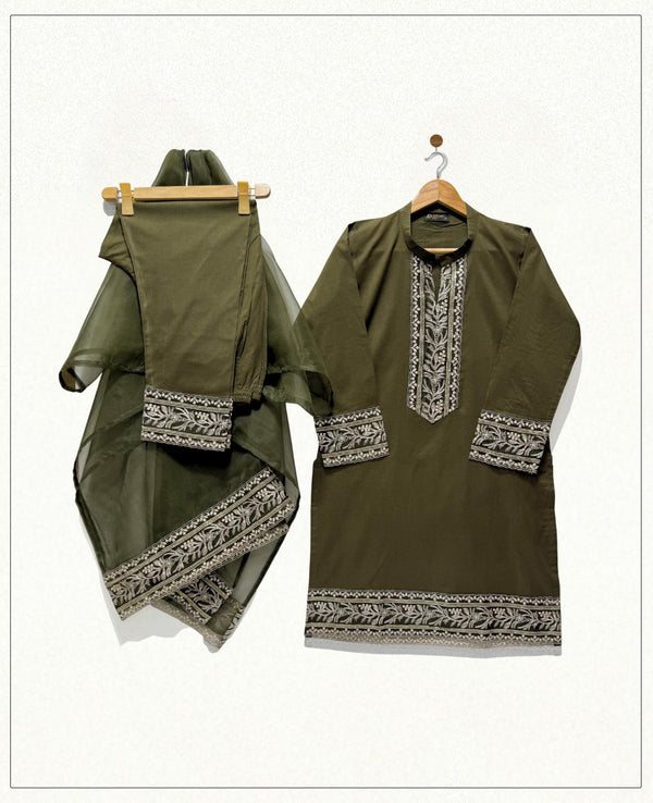 3PC Embroidery Cotton AP – 371