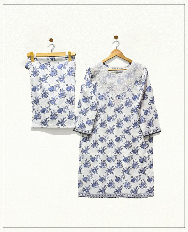 2PC Cotton Embroidery AP – 372