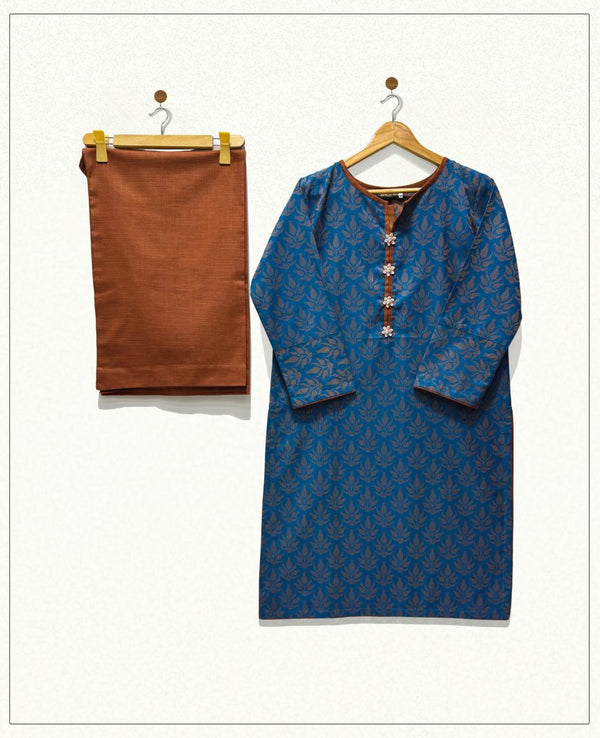 2PC Khaddar Jacquard AP – 373