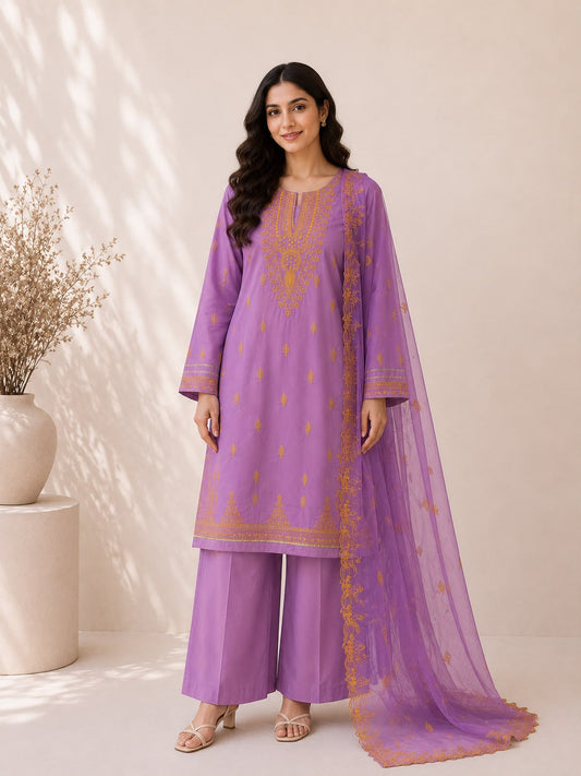 Noor Mahal - Cotton 3PC